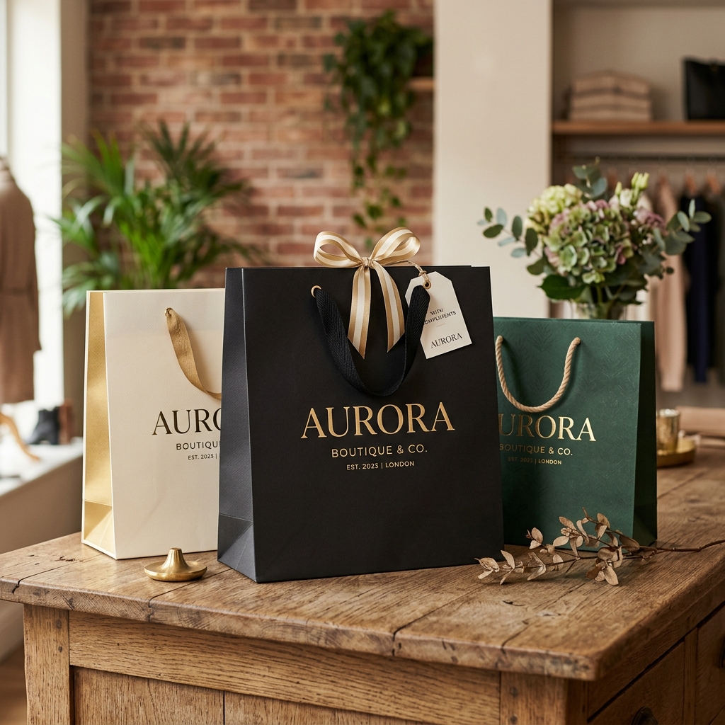 Sacolas de Papel Premium